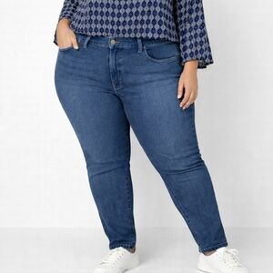 Simply Emma Dark Blue Skinny Jeans 22w Womens